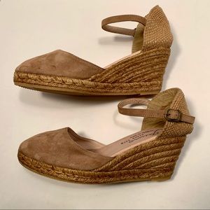 Gaimo Espadrille Suede Sandal Wedges Size 9 Unworn